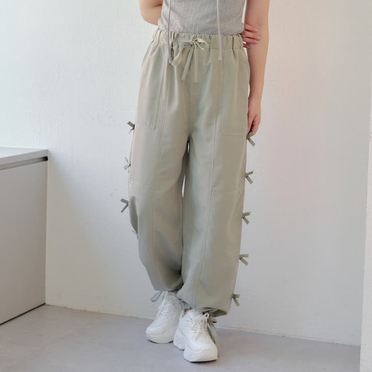 ちびリボンカーゴパンツ[品番：OLOW0014103]｜RMAF NICE CLAUP