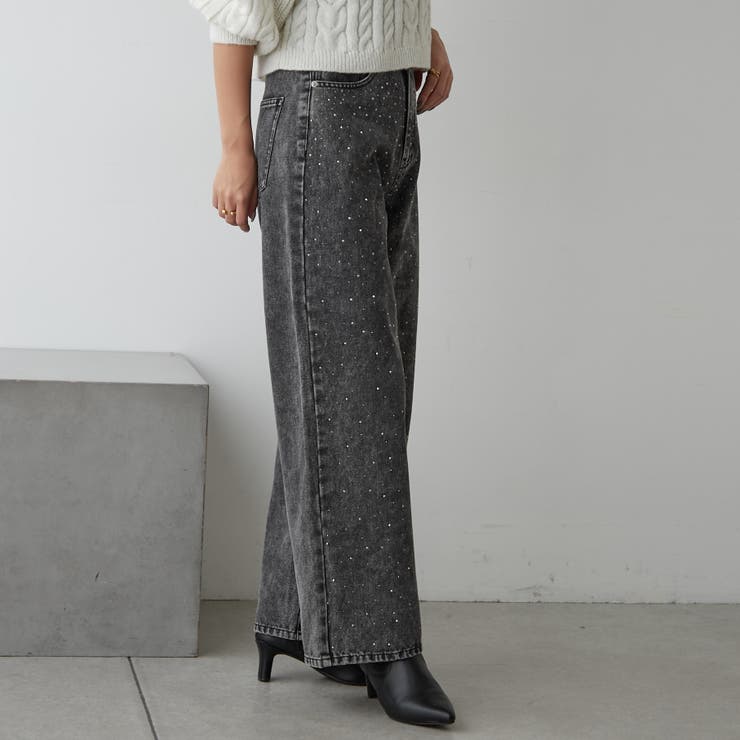 ストーン付デニムパンツ[品番：OLOW0014500]｜RMAF NICE CLAUP