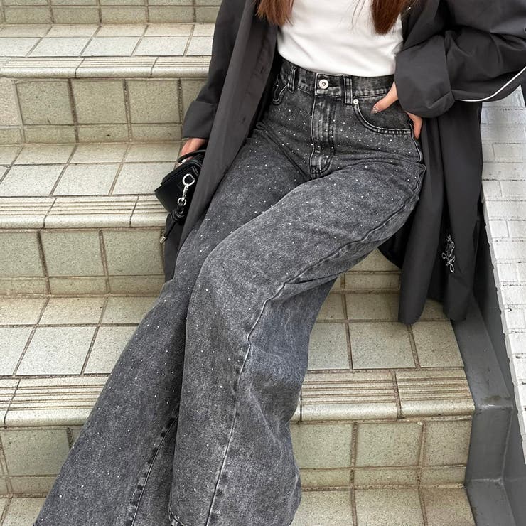ストーン付デニムパンツ[品番：OLOW0014500]｜RMAF NICE CLAUP