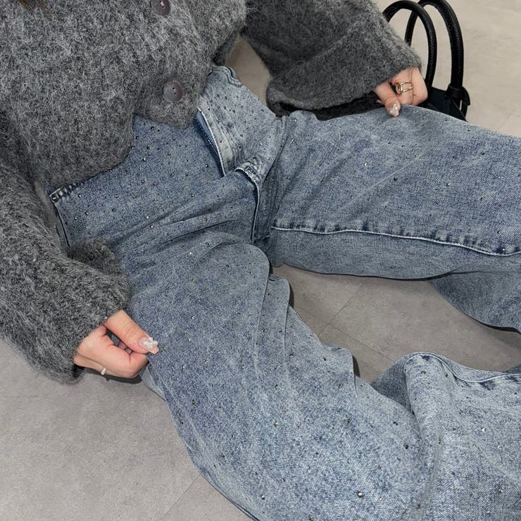 ストーン付デニムパンツ[品番：OLOW0014500]｜RMAF NICE CLAUP