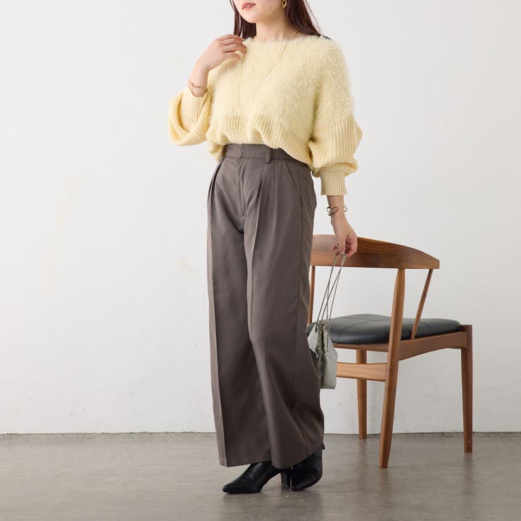 ツータックワイドパンツ[品番：OLOW0014417]｜RMAF NICE CLAUP