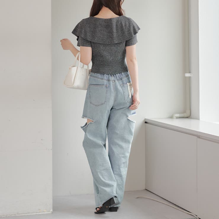 BIG衿ZIPカーデ | NICE CLAUP / OLIVE des OLIVE　OUTLET | 詳細画像9 