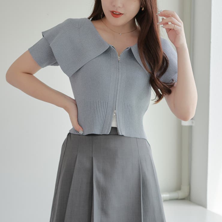 BIG衿ZIPカーデ | NICE CLAUP / OLIVE des OLIVE　OUTLET | 詳細画像26 