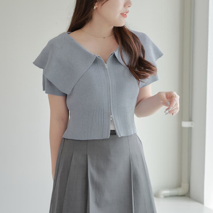BIG衿ZIPカーデ | NICE CLAUP / OLIVE des OLIVE　OUTLET | 詳細画像27 