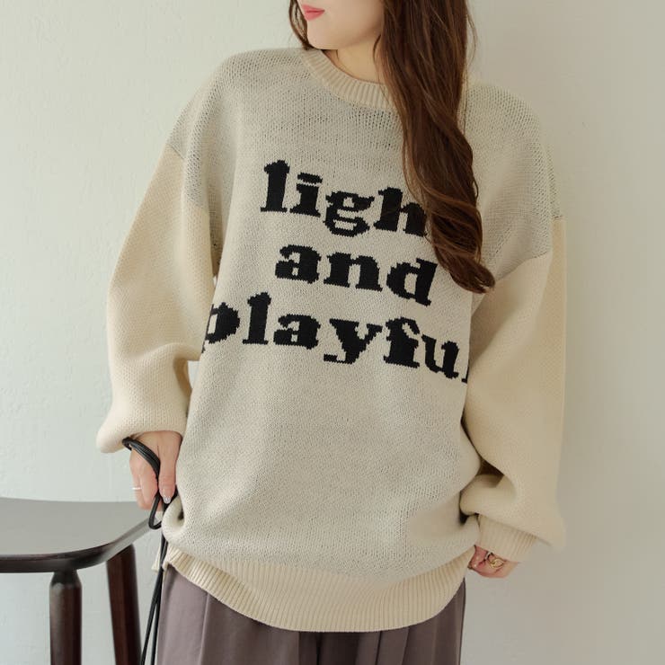 ロゴビッグニット[品番：OLOW0014638]｜RMAF NICE CLAUP / OLIVE des