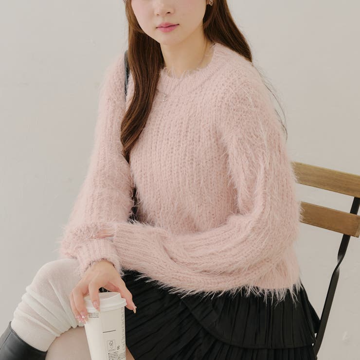 2023AW【美品】スローブイエナ モヘヤ シャギーニットプルオーバー ゆるふわ 楽天市場】【OUTLET！クーポンで2,136円】 ニット シャギー