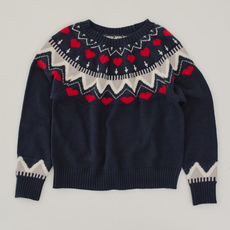 MARCHES×REMI】フェアアイル風ニットプルオーバー[品番：OLOW0014842