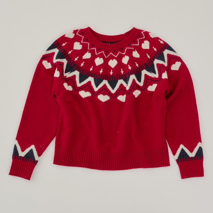 MARCHES×REMI】フェアアイル風ニットプルオーバー[品番：OLOW0014842