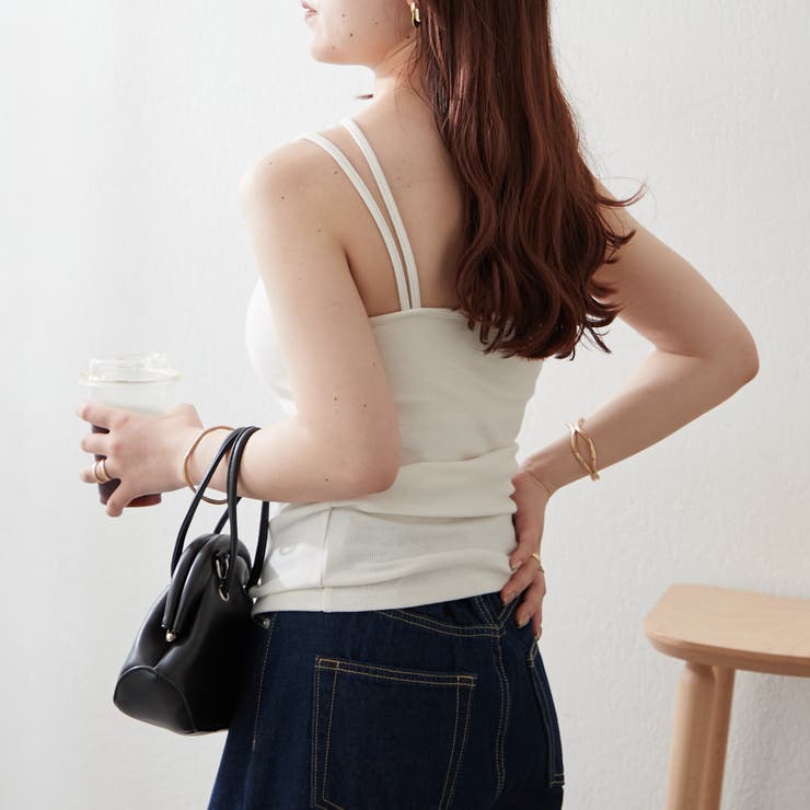 肩紐2WAYカップ付きキャミソール | NICE CLAUP / OLIVE des OLIVE　OUTLET | 詳細画像14 