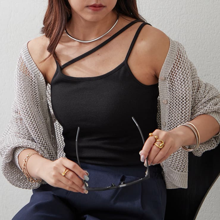 肩紐2WAYカップ付きキャミソール | NICE CLAUP / OLIVE des OLIVE　OUTLET | 詳細画像32 