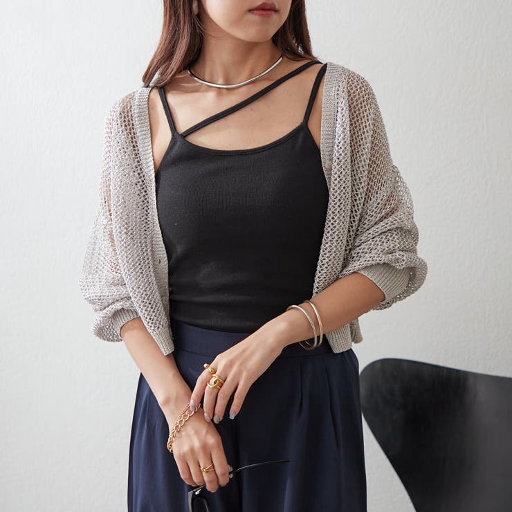 肩紐2WAYカップ付きキャミソール | NICE CLAUP / OLIVE des OLIVE　OUTLET | 詳細画像36 