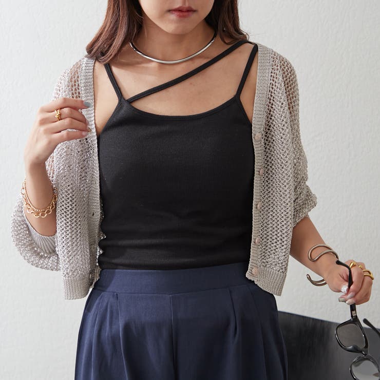 肩紐2WAYカップ付きキャミソール | NICE CLAUP / OLIVE des OLIVE　OUTLET | 詳細画像37 