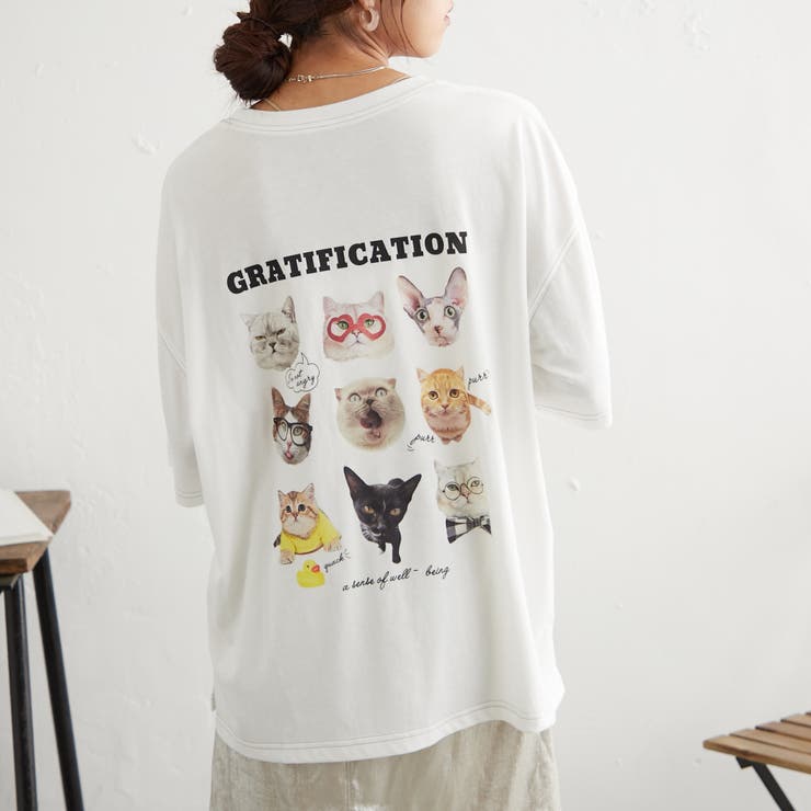 ネコ集合BIGT[品番：NCLW0013919]｜NICE CLAUP / OLIVE des