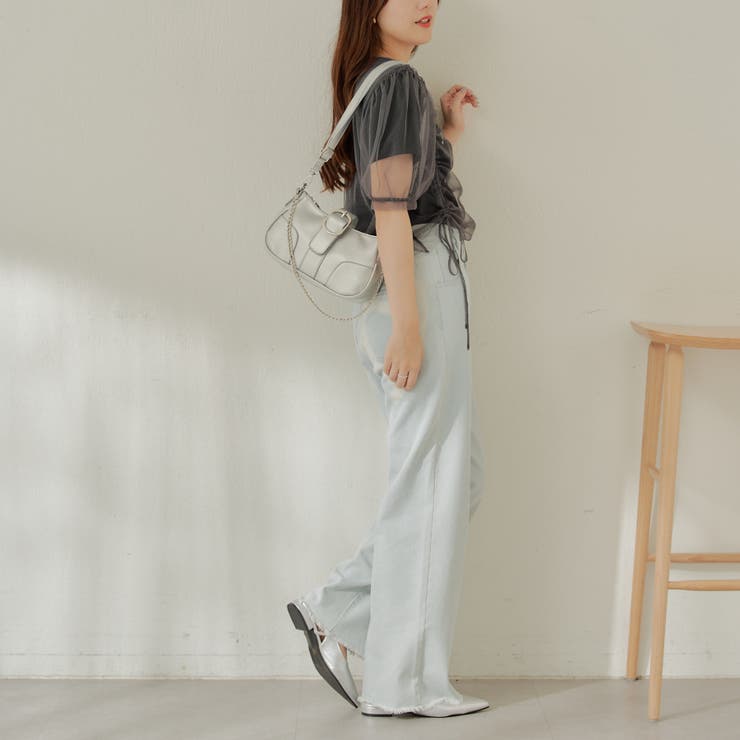 チュール+箔プリントTシャツSET | NICE CLAUP / OLIVE des OLIVE　OUTLET | 詳細画像7 