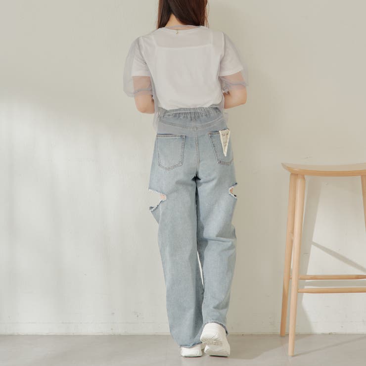 チュール+箔プリントTシャツSET | NICE CLAUP / OLIVE des OLIVE　OUTLET | 詳細画像16 