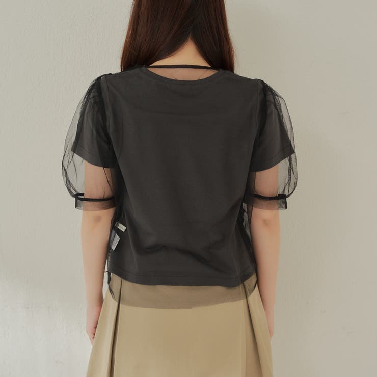チュール+箔プリントTシャツSET | NICE CLAUP / OLIVE des OLIVE　OUTLET | 詳細画像27 