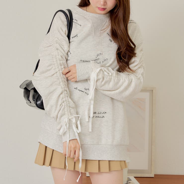 【MARCHES】ロゴいっぱいプルオーバー | RMAF　NICE CLAUP / OLIVE des OLIVE | 詳細画像1 