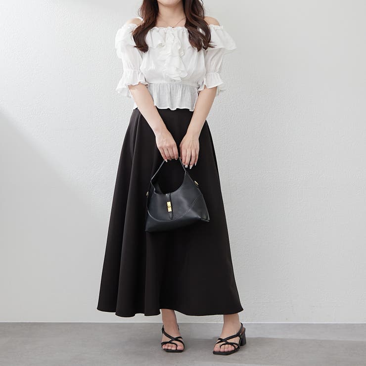 ハイウエストフレアスカート[品番：OLOW0015186]｜RMAF NICE CLAUP