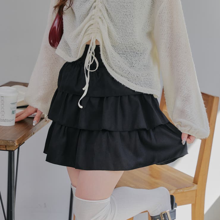 MARCHES】ミニティアードスカート[品番：NCLW0015453]｜NICE CLAUP