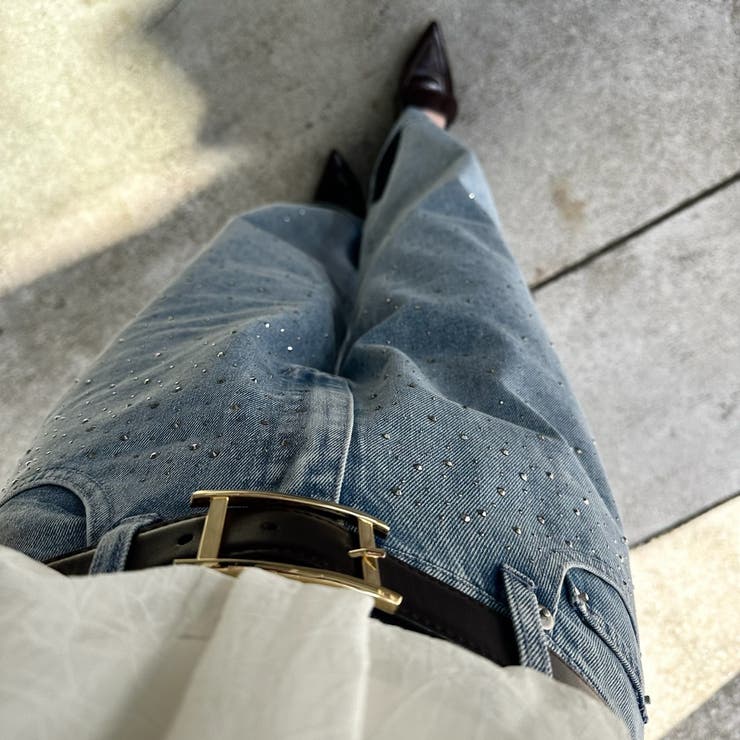 ストーン付デニムパンツ | RMAF　NICE CLAUP / OLIVE des OLIVE | 詳細画像31 