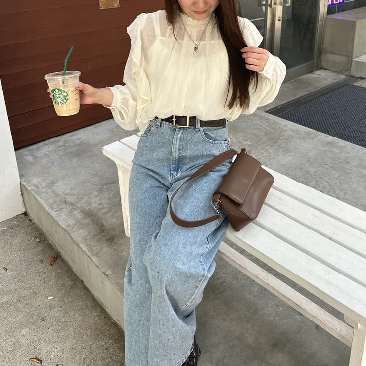 ストーン付デニムパンツ | RMAF　NICE CLAUP / OLIVE des OLIVE | 詳細画像34 