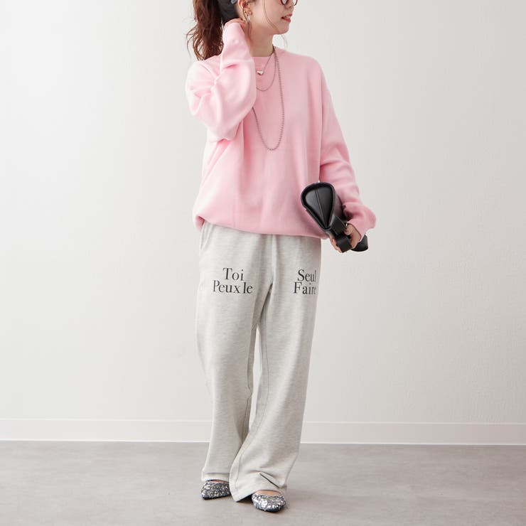 Web限定】ロゴプリントスウェットパンツ[品番：OLOW0015227