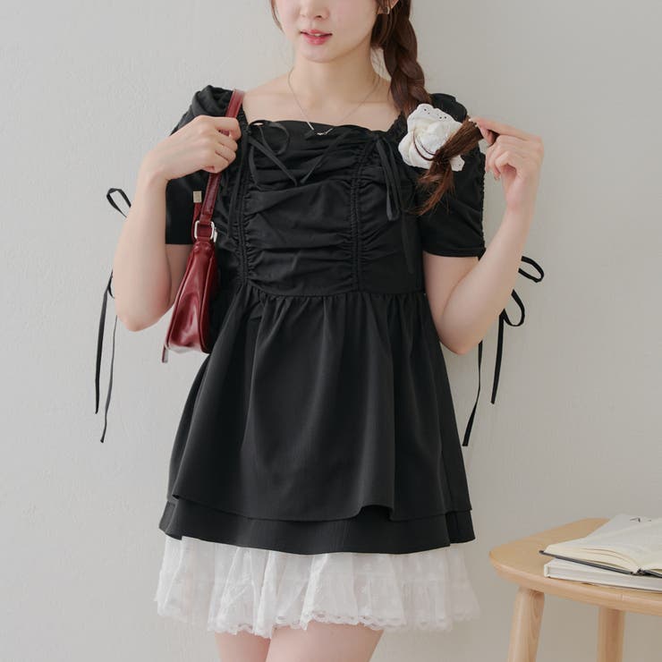 ドロストチュニック[品番：NCLW0015488]｜NICE CLAUP / OLIVE des