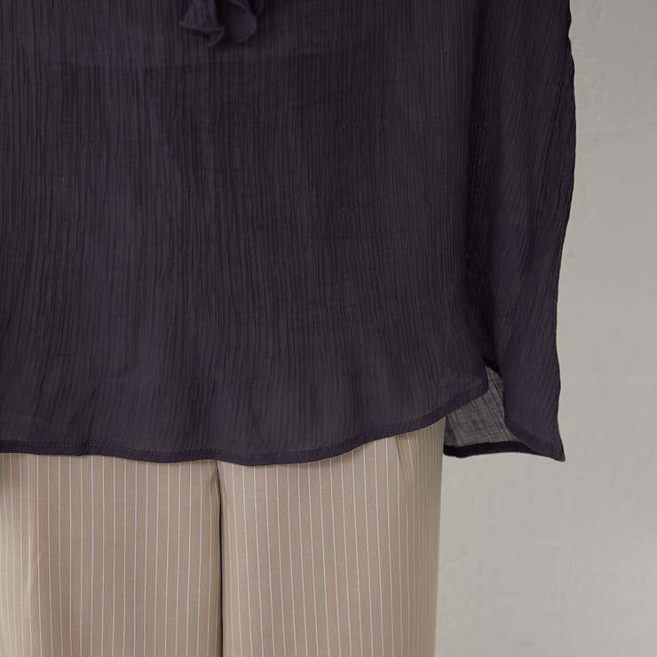 ラッフル5分袖ブラウス | NICE CLAUP / OLIVE des OLIVE　OUTLET | 詳細画像31 