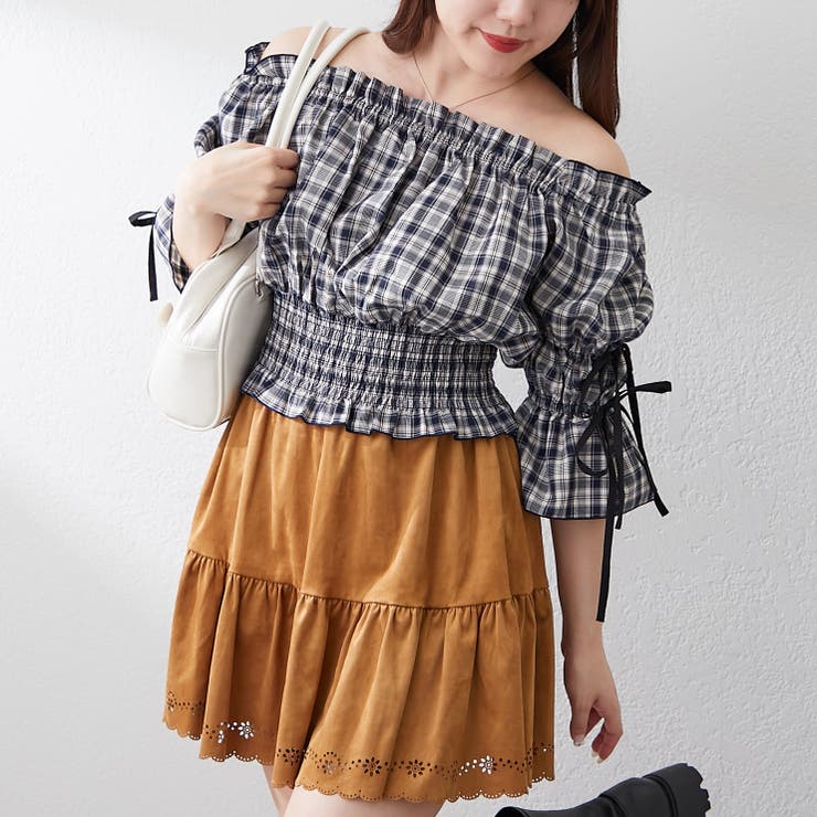 【@_chipi2xセレクト】5分袖前後2WAYブラウス | NICE CLAUP / OLIVE des OLIVE　OUTLET | 詳細画像14 