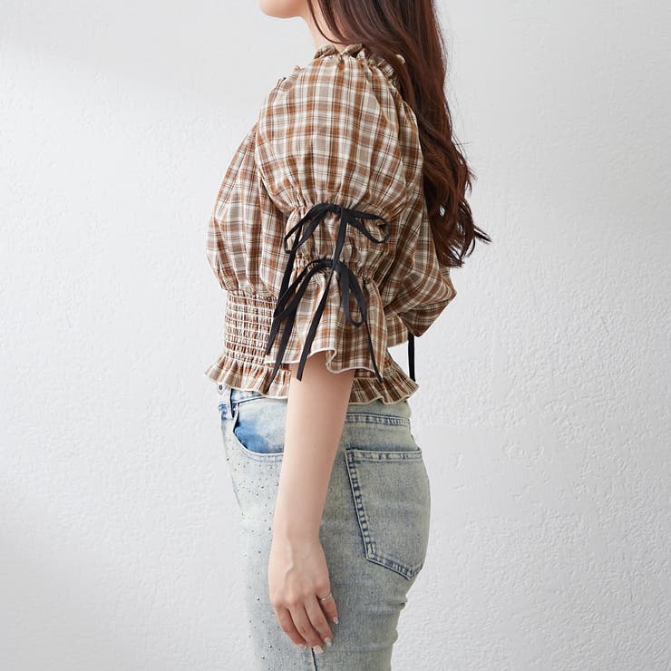 【@_chipi2xセレクト】5分袖前後2WAYブラウス | NICE CLAUP / OLIVE des OLIVE　OUTLET | 詳細画像49 