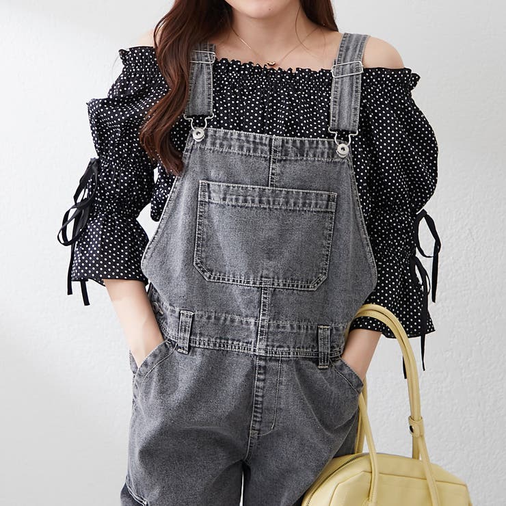 ドット | 【@_chipi2xセレクト】5分袖前後2WAYブラウス | NICE CLAUP / OLIVE des OLIVE　OUTLET