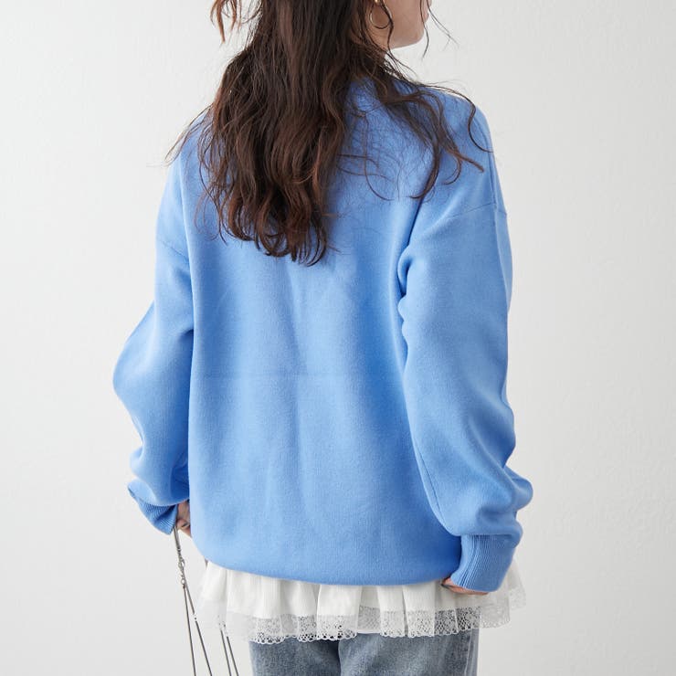 【NUNIFE】豊富なカラー展開、スウェットライクニットプルオーバー | RMAF　NICE CLAUP / OLIVE des OLIVE | 詳細画像25 