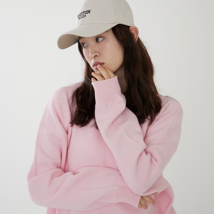 【NUNIFE】豊富なカラー展開、スウェットライクニットプルオーバー | RMAF　NICE CLAUP / OLIVE des OLIVE | 詳細画像2 