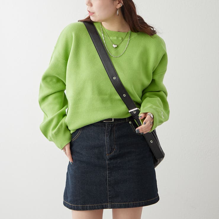 【NUNIFE】豊富なカラー展開、スウェットライクニットプルオーバー | RMAF　NICE CLAUP / OLIVE des OLIVE | 詳細画像39 