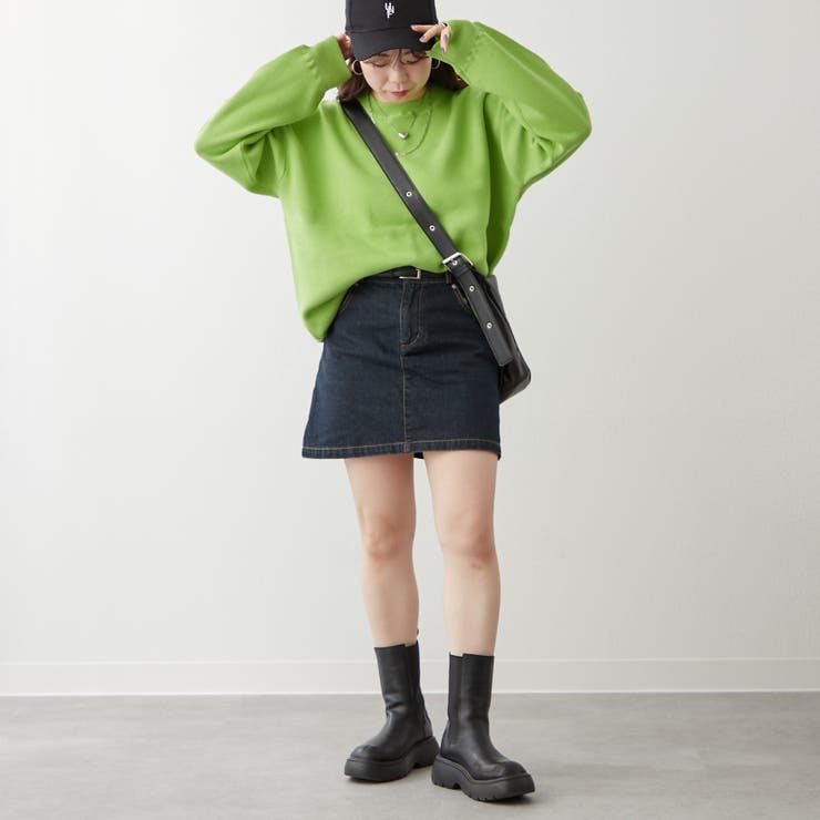 【NUNIFE】豊富なカラー展開、スウェットライクニットプルオーバー | RMAF　NICE CLAUP / OLIVE des OLIVE | 詳細画像42 