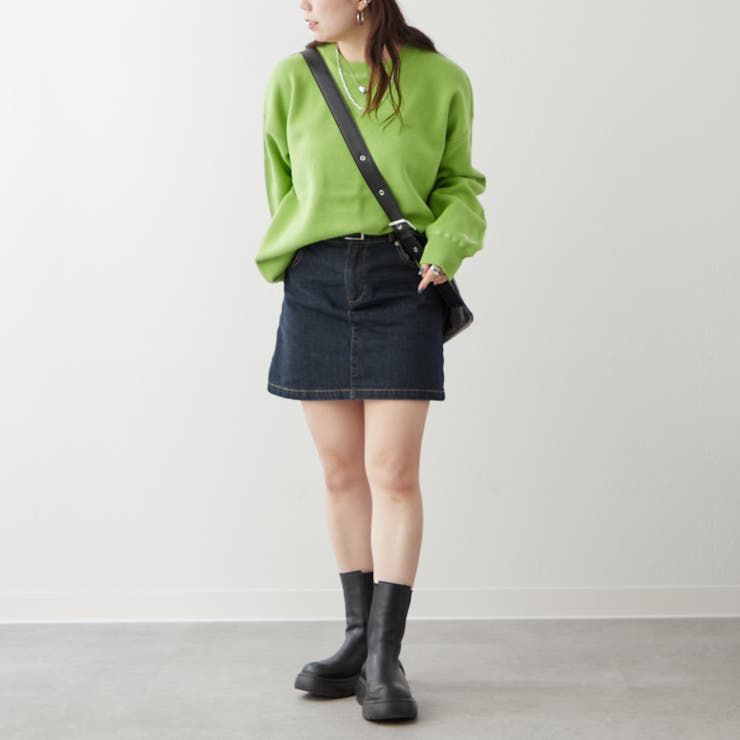 【NUNIFE】豊富なカラー展開、スウェットライクニットプルオーバー | RMAF　NICE CLAUP / OLIVE des OLIVE | 詳細画像43 