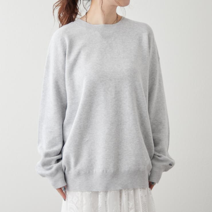 【NUNIFE】豊富なカラー展開、スウェットライクニットプルオーバー | RMAF　NICE CLAUP / OLIVE des OLIVE | 詳細画像61 