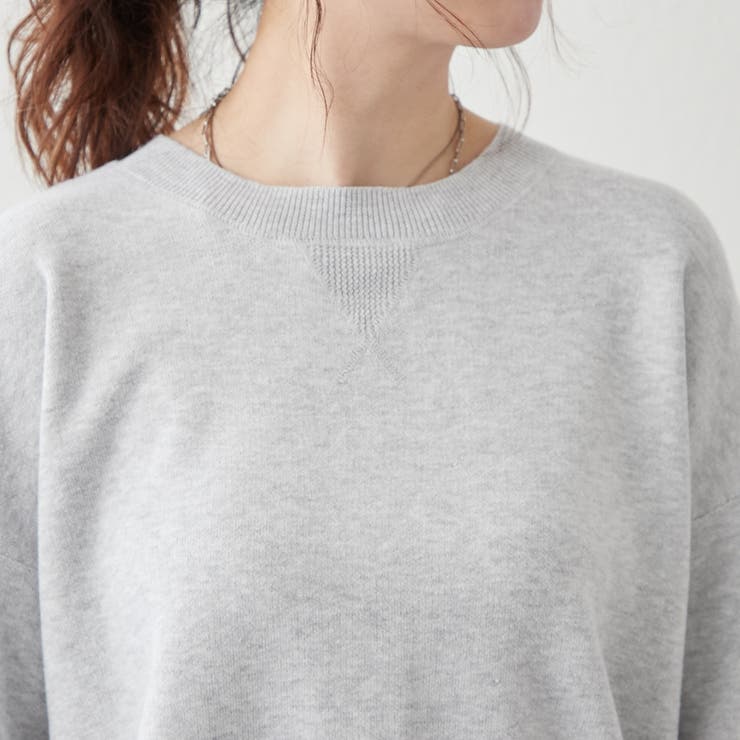 【NUNIFE】豊富なカラー展開、スウェットライクニットプルオーバー | RMAF　NICE CLAUP / OLIVE des OLIVE | 詳細画像64 