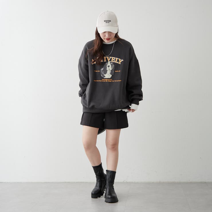 わんこ相良刺繍裏起毛スウェット | NICE CLAUP / OLIVE des OLIVE　OUTLET | 詳細画像23 