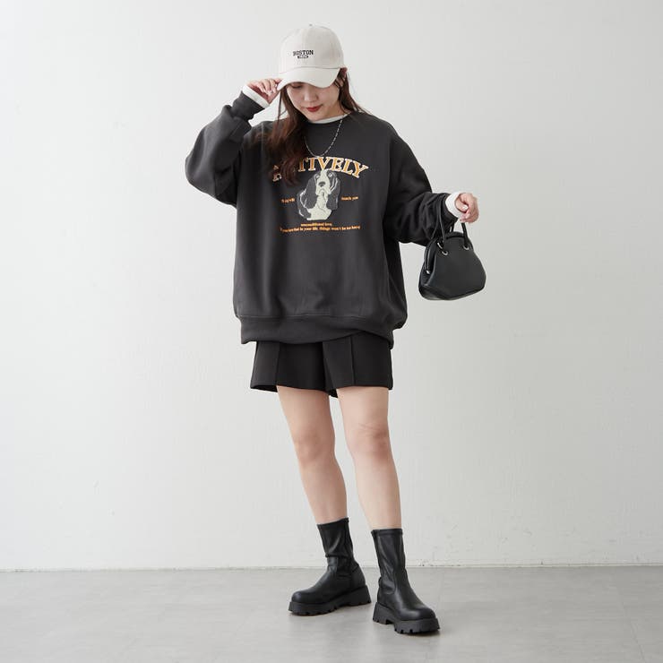 わんこ相良刺繍裏起毛スウェット | NICE CLAUP / OLIVE des OLIVE　OUTLET | 詳細画像24 