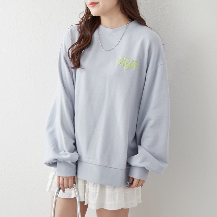 【ゆるっとカジュアル】ハンバーガーズスウェット | NICE CLAUP / OLIVE des OLIVE　OUTLET | 詳細画像13 