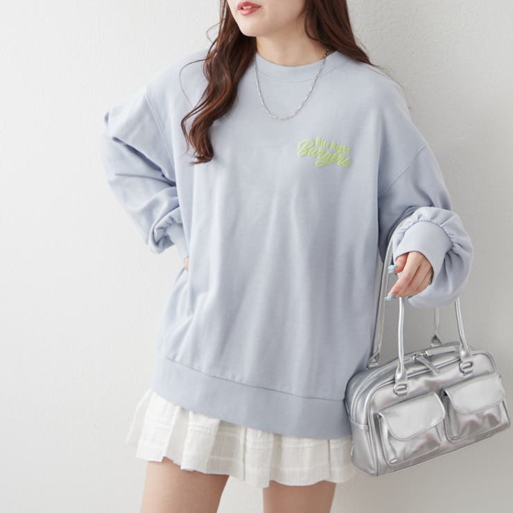 【ゆるっとカジュアル】ハンバーガーズスウェット | NICE CLAUP / OLIVE des OLIVE　OUTLET | 詳細画像14 