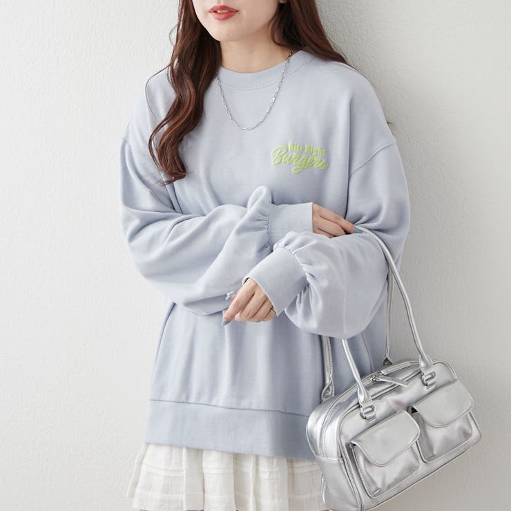 【ゆるっとカジュアル】ハンバーガーズスウェット | NICE CLAUP / OLIVE des OLIVE　OUTLET | 詳細画像15 