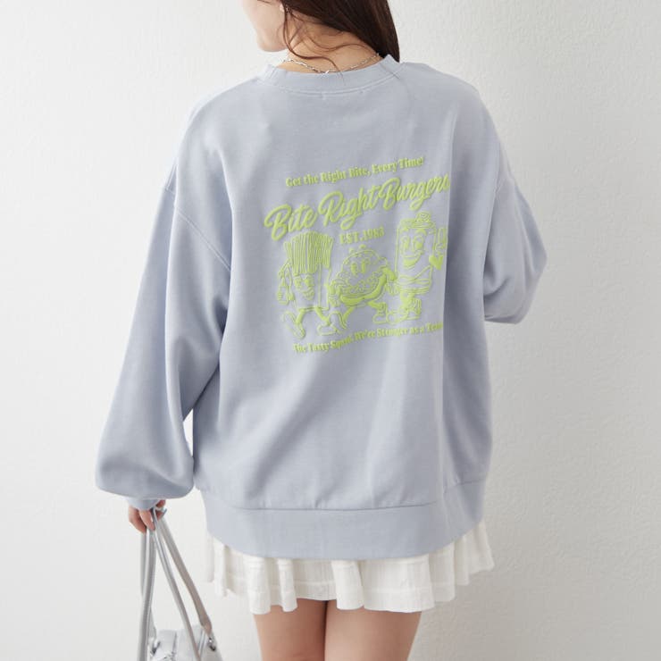 【ゆるっとカジュアル】ハンバーガーズスウェット | NICE CLAUP / OLIVE des OLIVE　OUTLET | 詳細画像16 