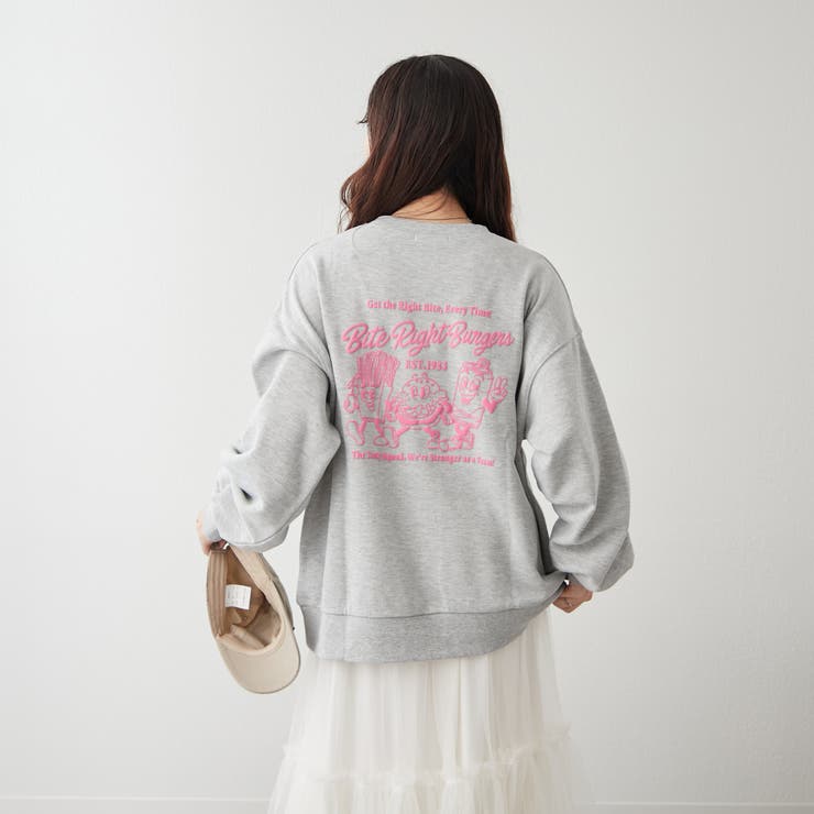 【ゆるっとカジュアル】ハンバーガーズスウェット | NICE CLAUP / OLIVE des OLIVE　OUTLET | 詳細画像29 