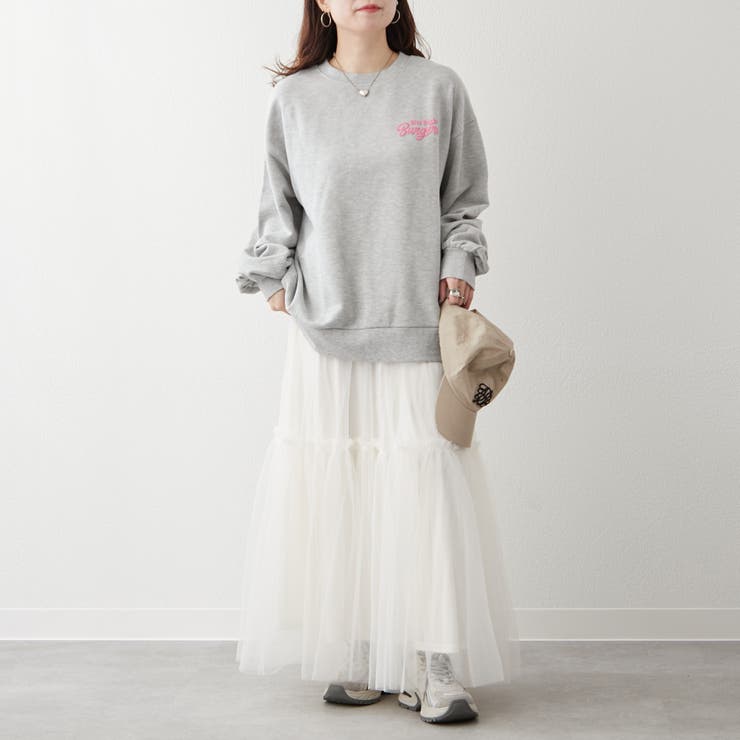 【ゆるっとカジュアル】ハンバーガーズスウェット | NICE CLAUP / OLIVE des OLIVE　OUTLET | 詳細画像30 