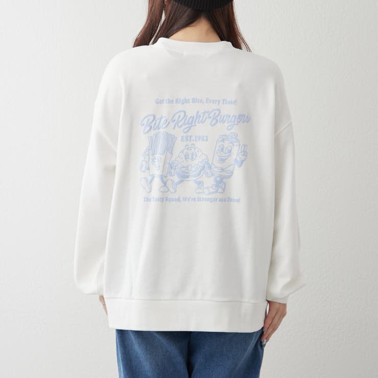 【ゆるっとカジュアル】ハンバーガーズスウェット | NICE CLAUP / OLIVE des OLIVE　OUTLET | 詳細画像38 