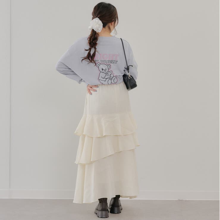 【MARCHES】くま&うさぎロンT | NICE CLAUP / OLIVE des OLIVE　OUTLET | 詳細画像10 