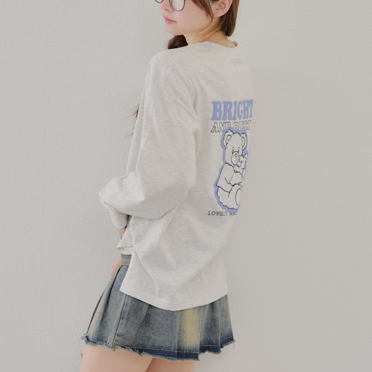 【MARCHES】くま&うさぎロンT | NICE CLAUP / OLIVE des OLIVE　OUTLET | 詳細画像13 