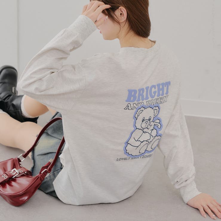 【MARCHES】くま&うさぎロンT | NICE CLAUP / OLIVE des OLIVE　OUTLET | 詳細画像15 